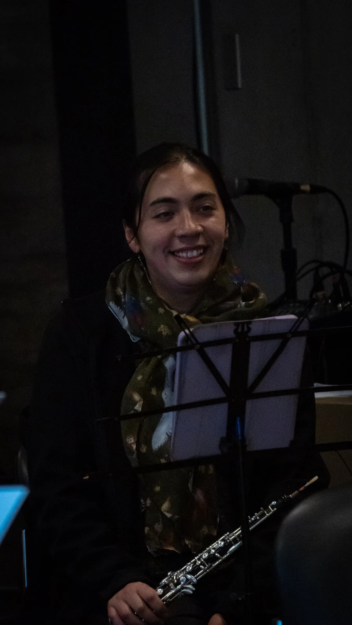 Sonrisa entre los oboes