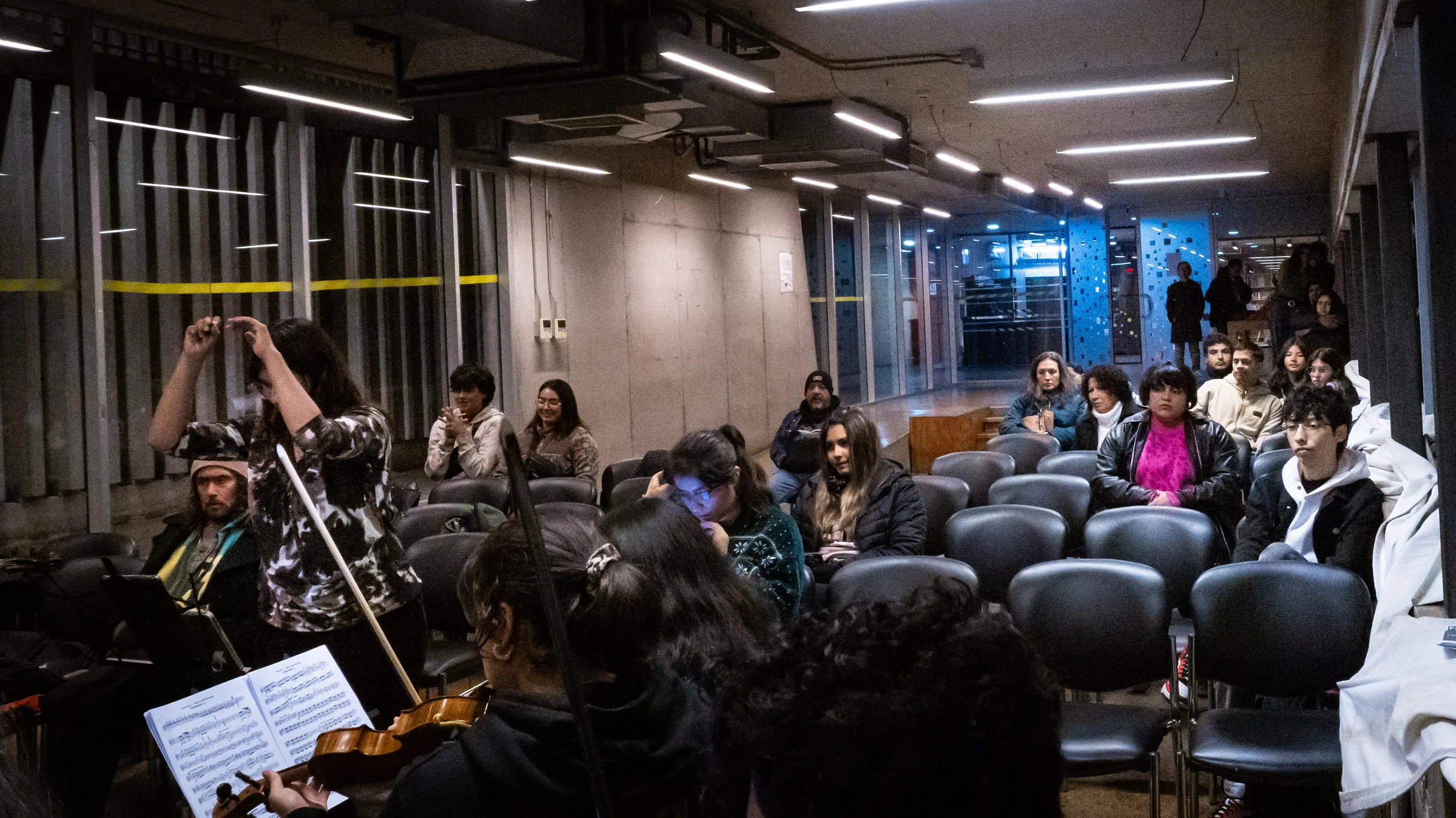 Vista de la sala