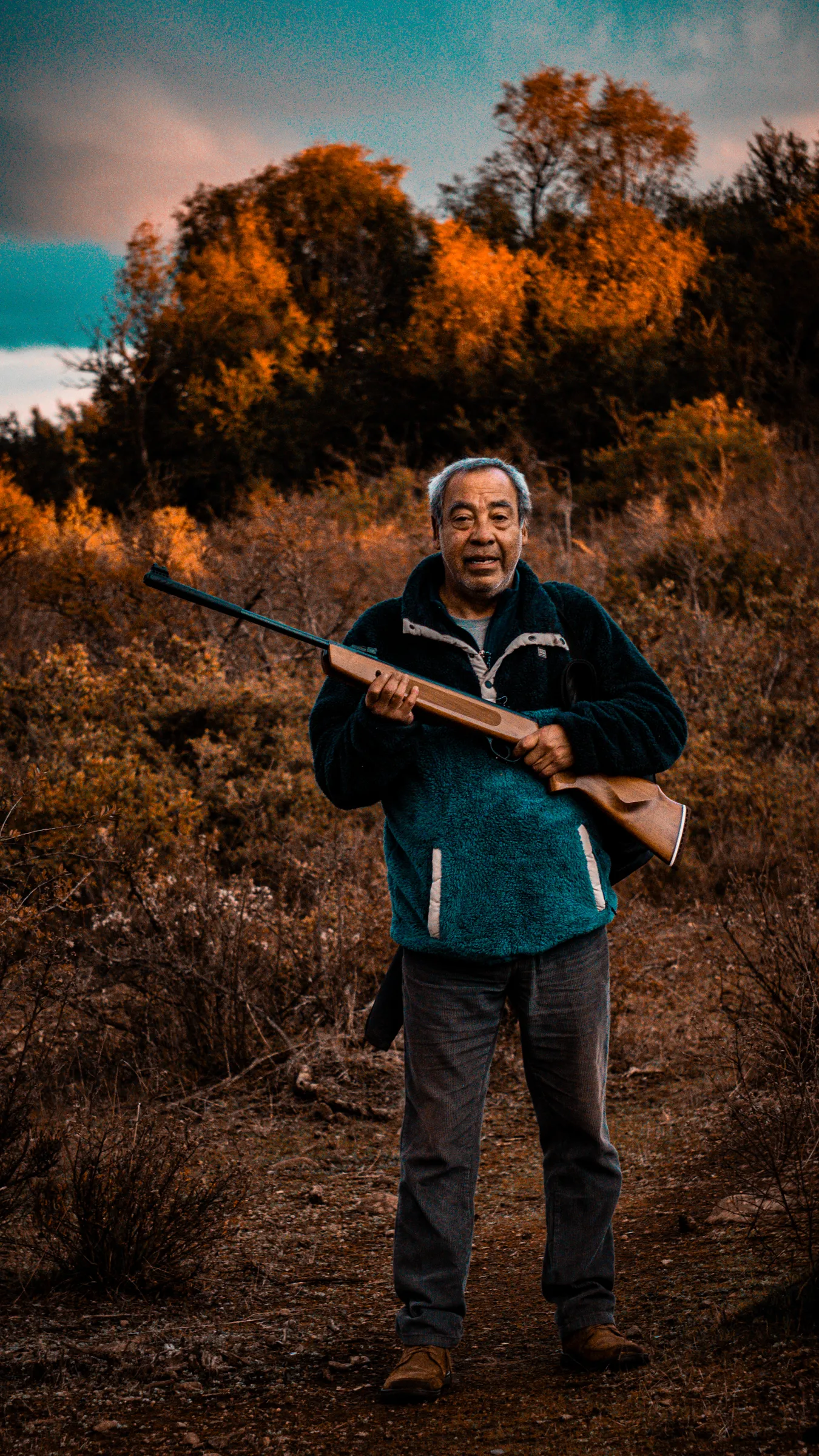 Fotógrafo en el campo