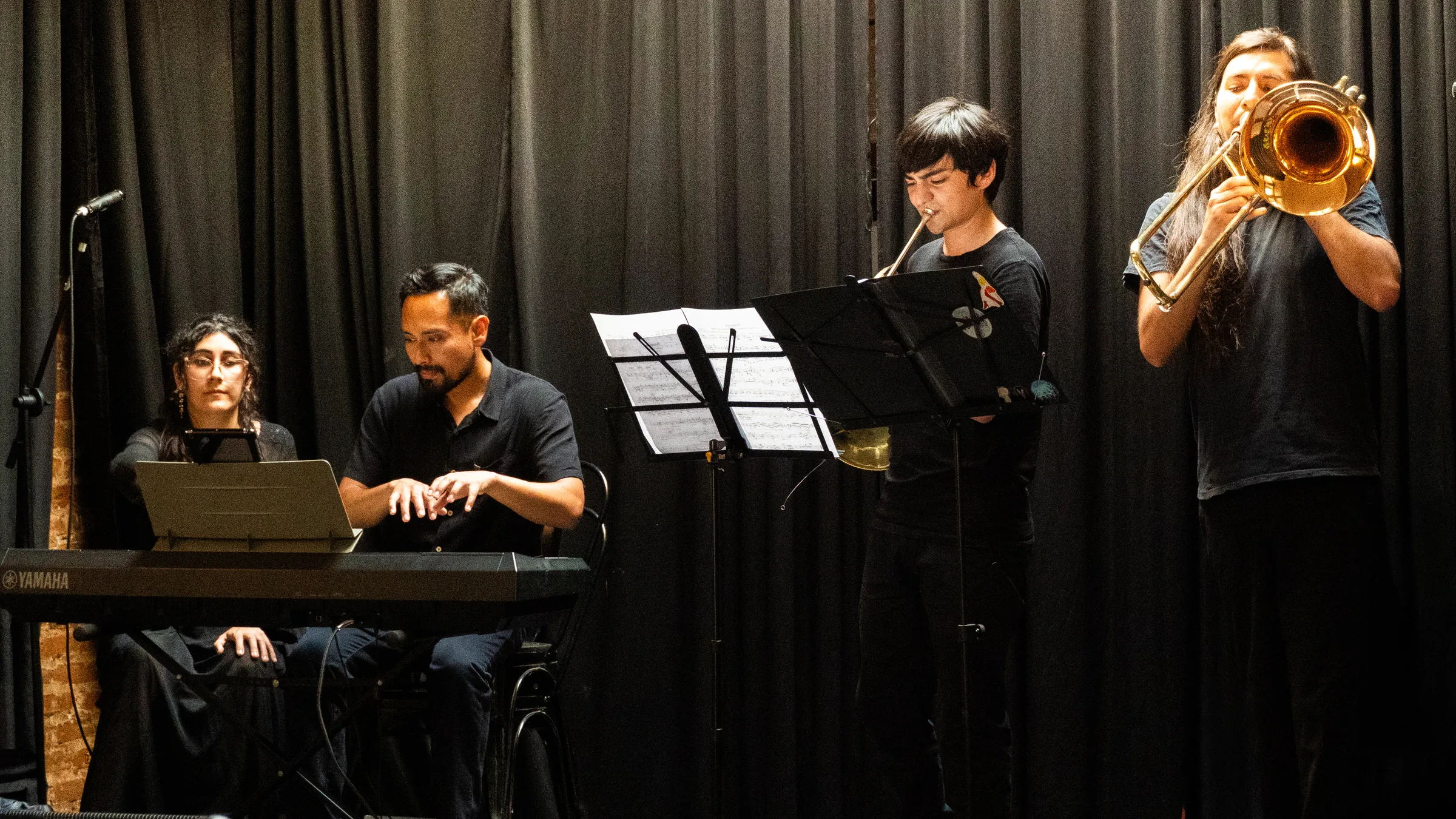 Trino Cornoistas, Trombonistas y Pianista Orquesta