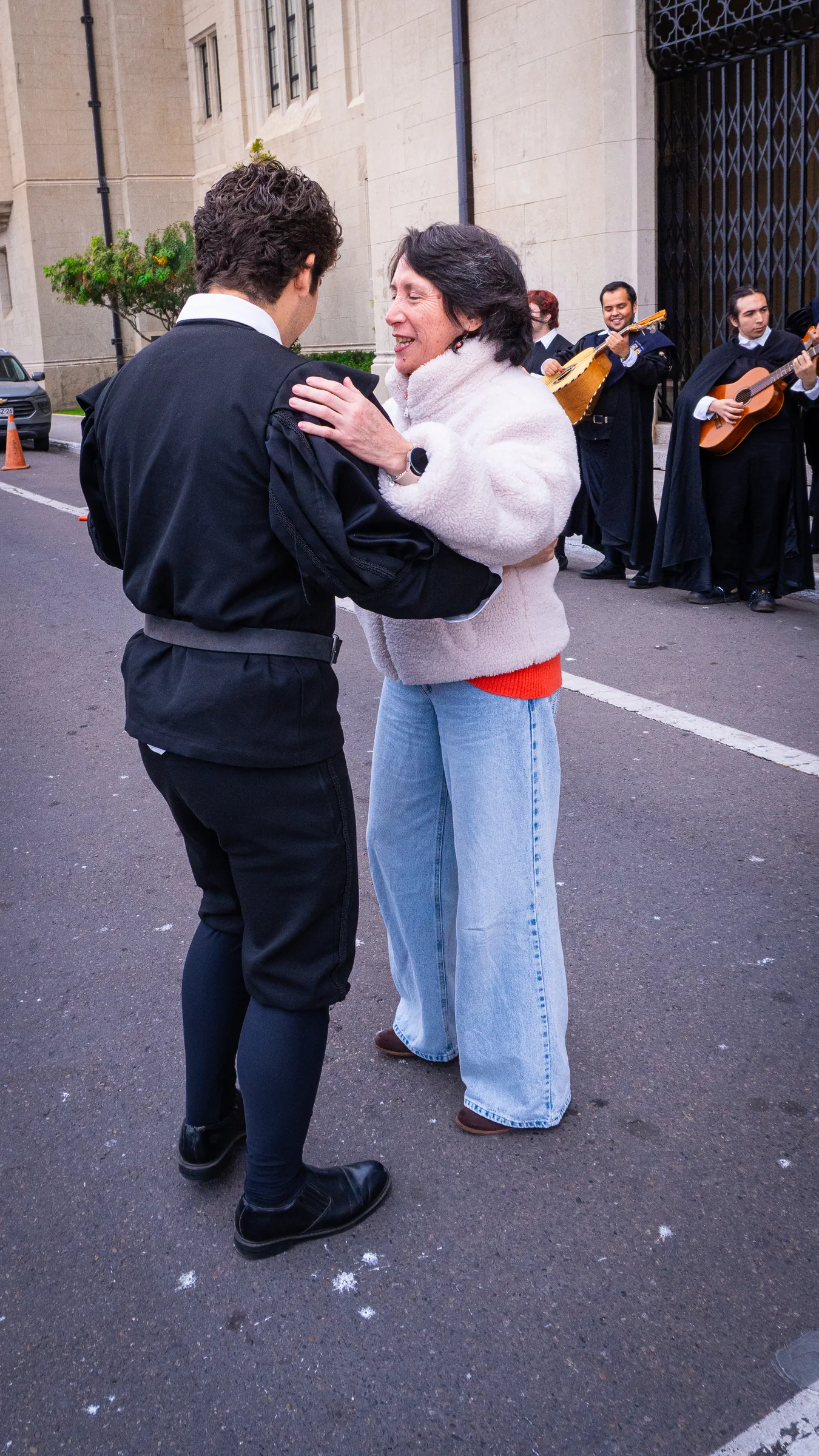 Baile con el público