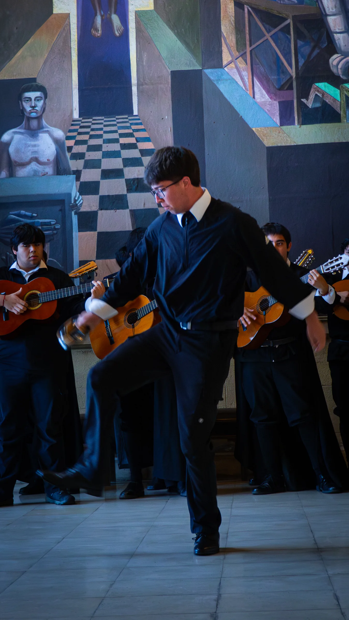 Baile en el hall